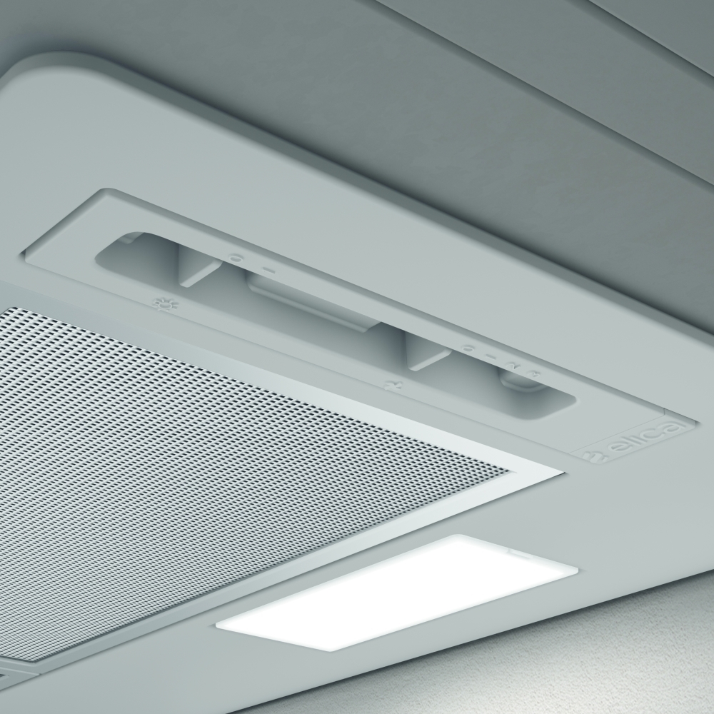 Elica ERA-STD-80 Canopy Cooker Hood, Grey, C Rated