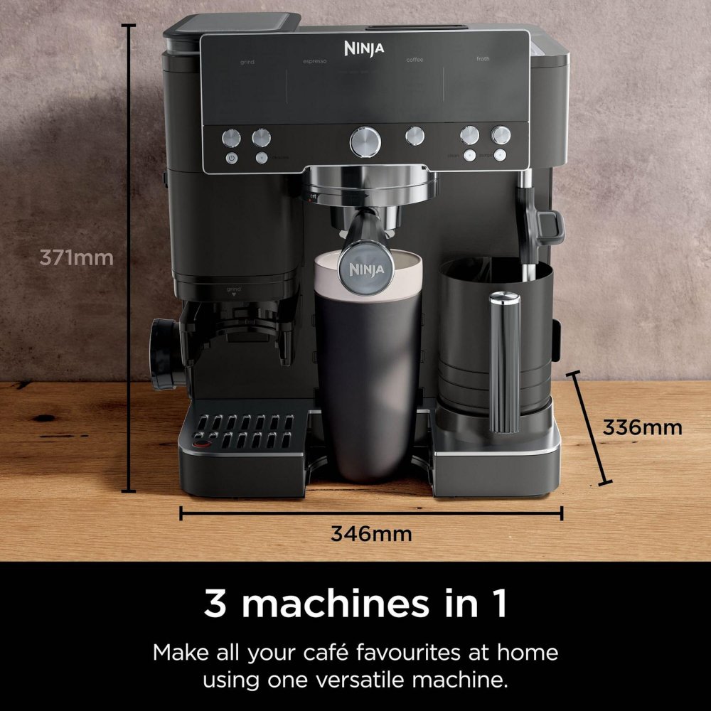Ninja ES601UKBK Coffee Machine, Black