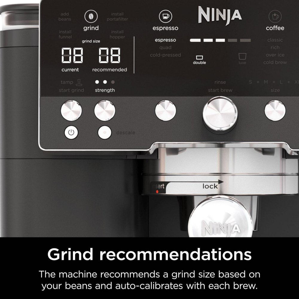 Ninja ES601UKBK Coffee Machine, Black