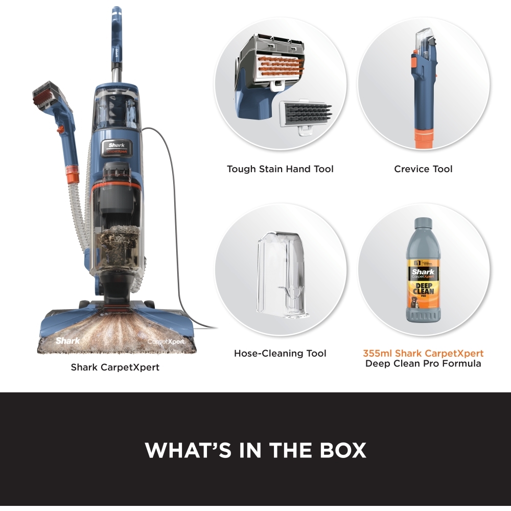 Shark EX150UK CarpetXpert Deep Carpet Cleaner, Blue