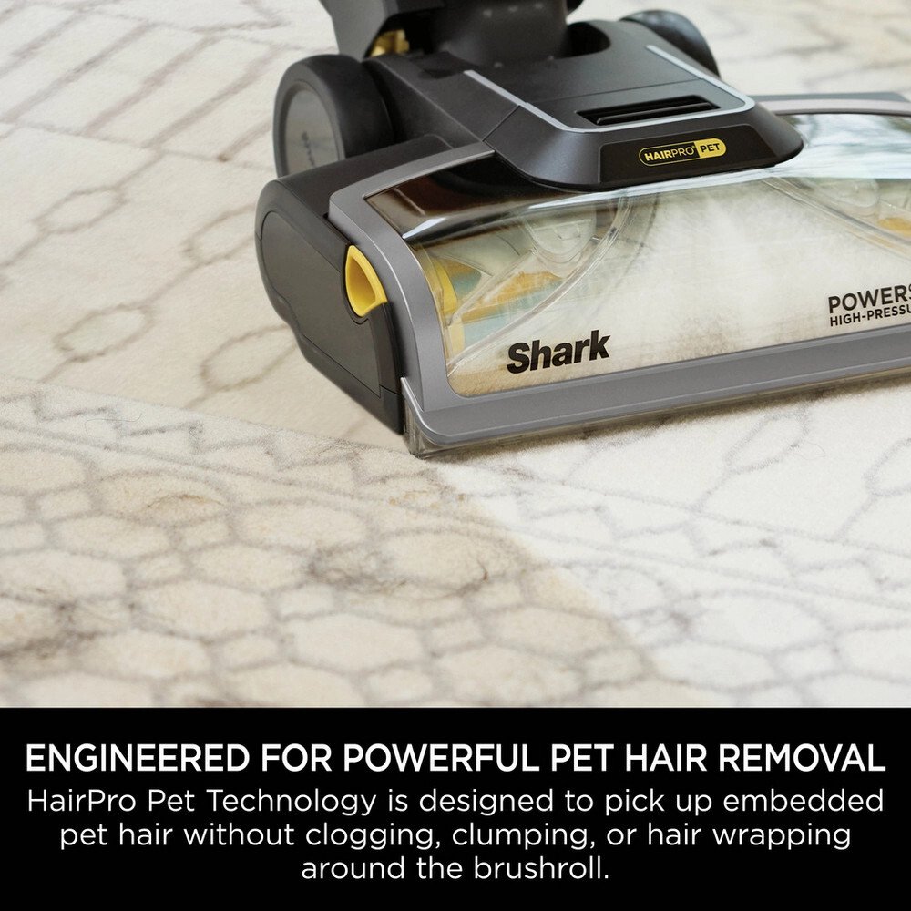 Shark EX300UK CarpetXpert HairPro Pet Deep Carpet Cleaner with Built-In StainStriker, Black