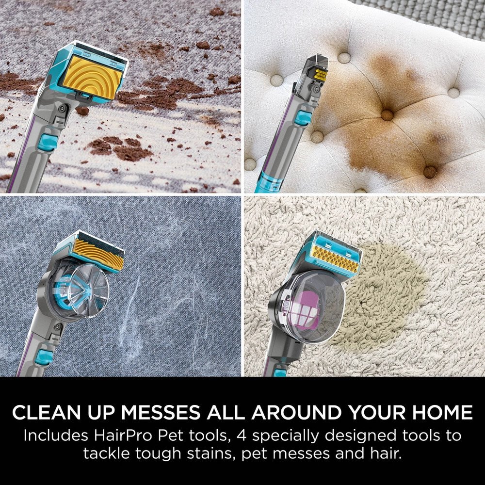 Shark EX300UK CarpetXpert HairPro Pet Deep Carpet Cleaner with Built-In StainStriker, Black