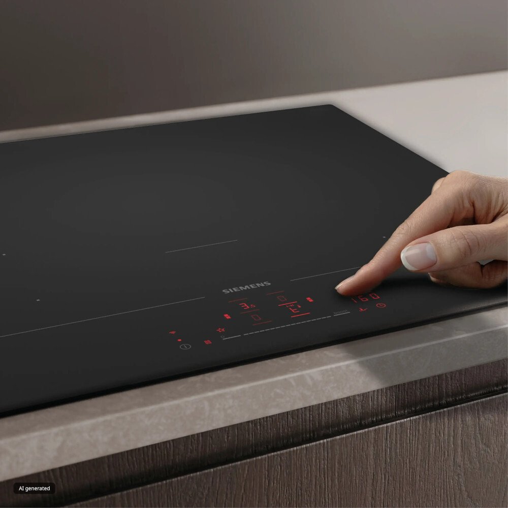 Siemens EX61AHYC1E iQ700 59cm Induction Hob, Black
