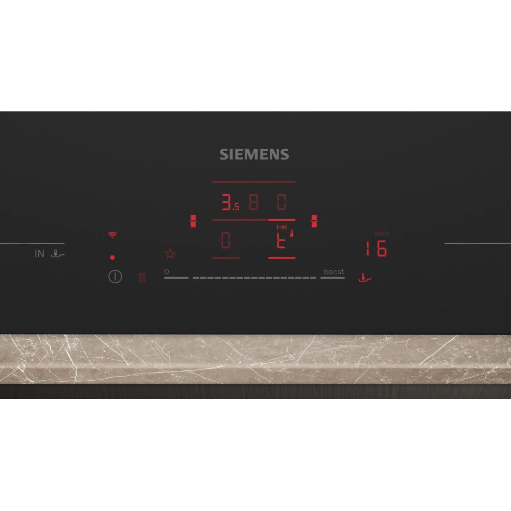 Siemens EX81AHL26E iQ700 80cm Vented Hob, Black, B Rated
