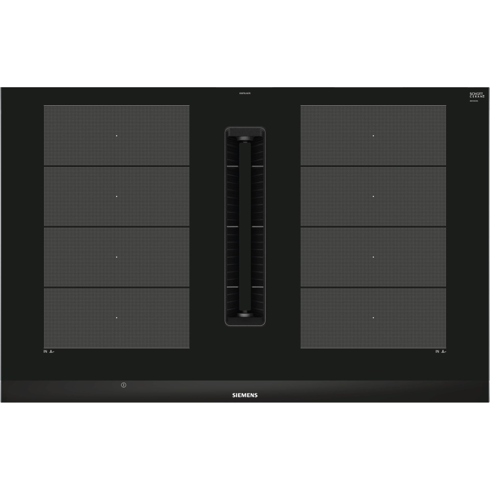 Siemens EX875LX67E iQ700 81cm Vented Hob, Black, B Rated
