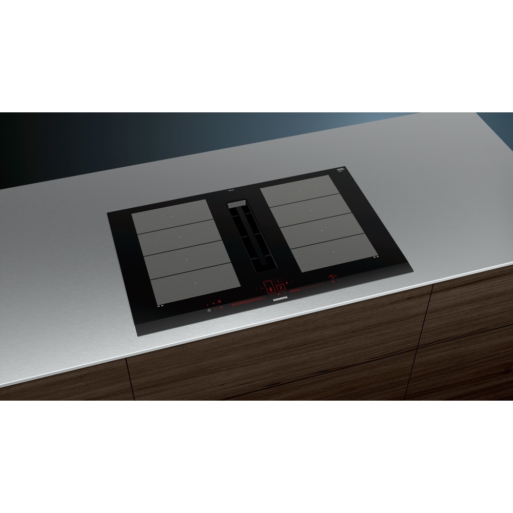Siemens EX875LX67E iQ700 81cm Vented Hob, Black, B Rated