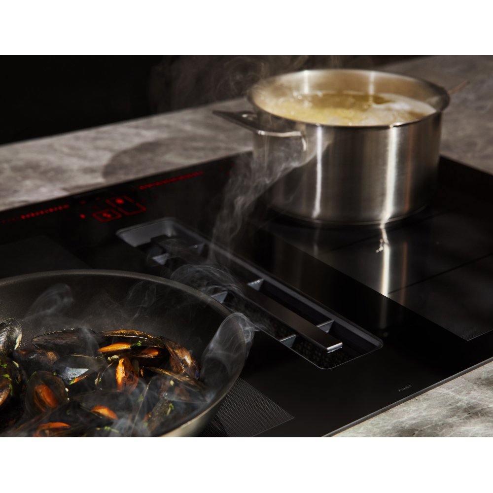 Siemens EX875LX67E iQ700 81cm Vented Hob, Black, B Rated