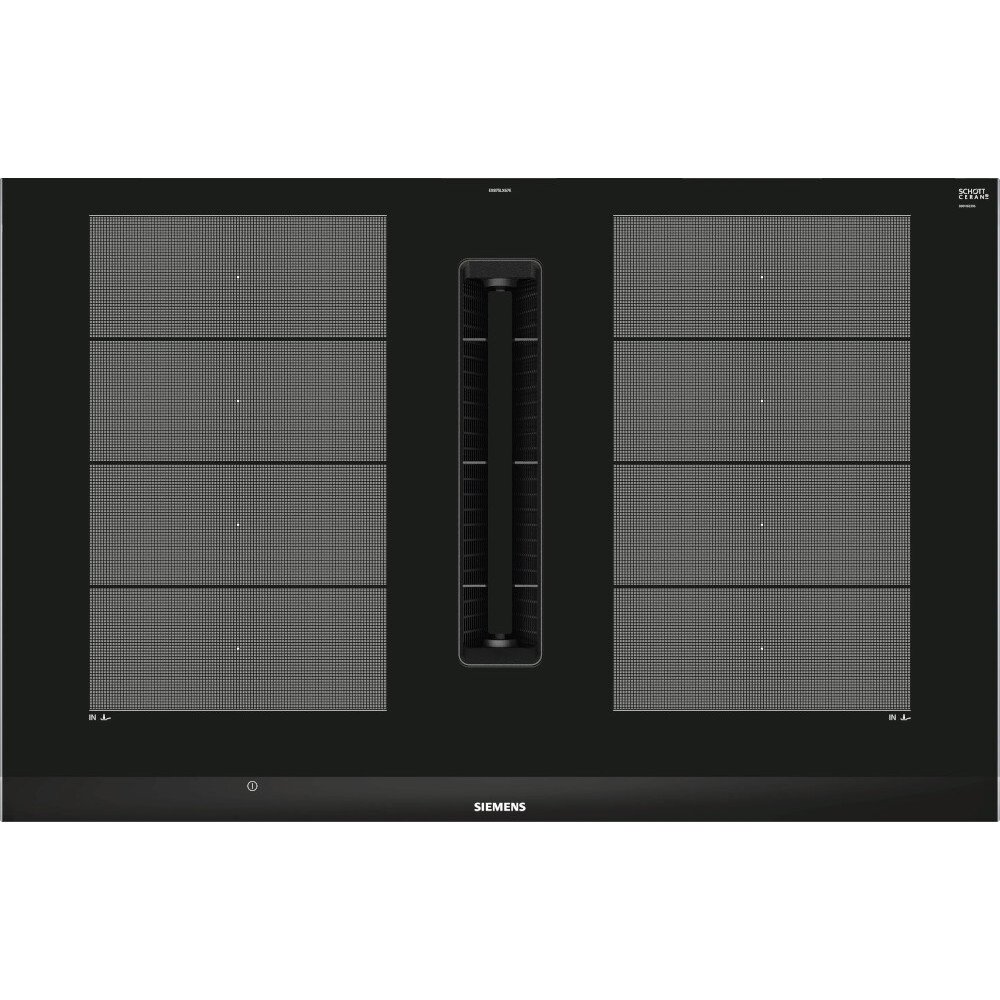 Siemens EX875LX67E iQ700 81cm Vented Hob, Black, B Rated