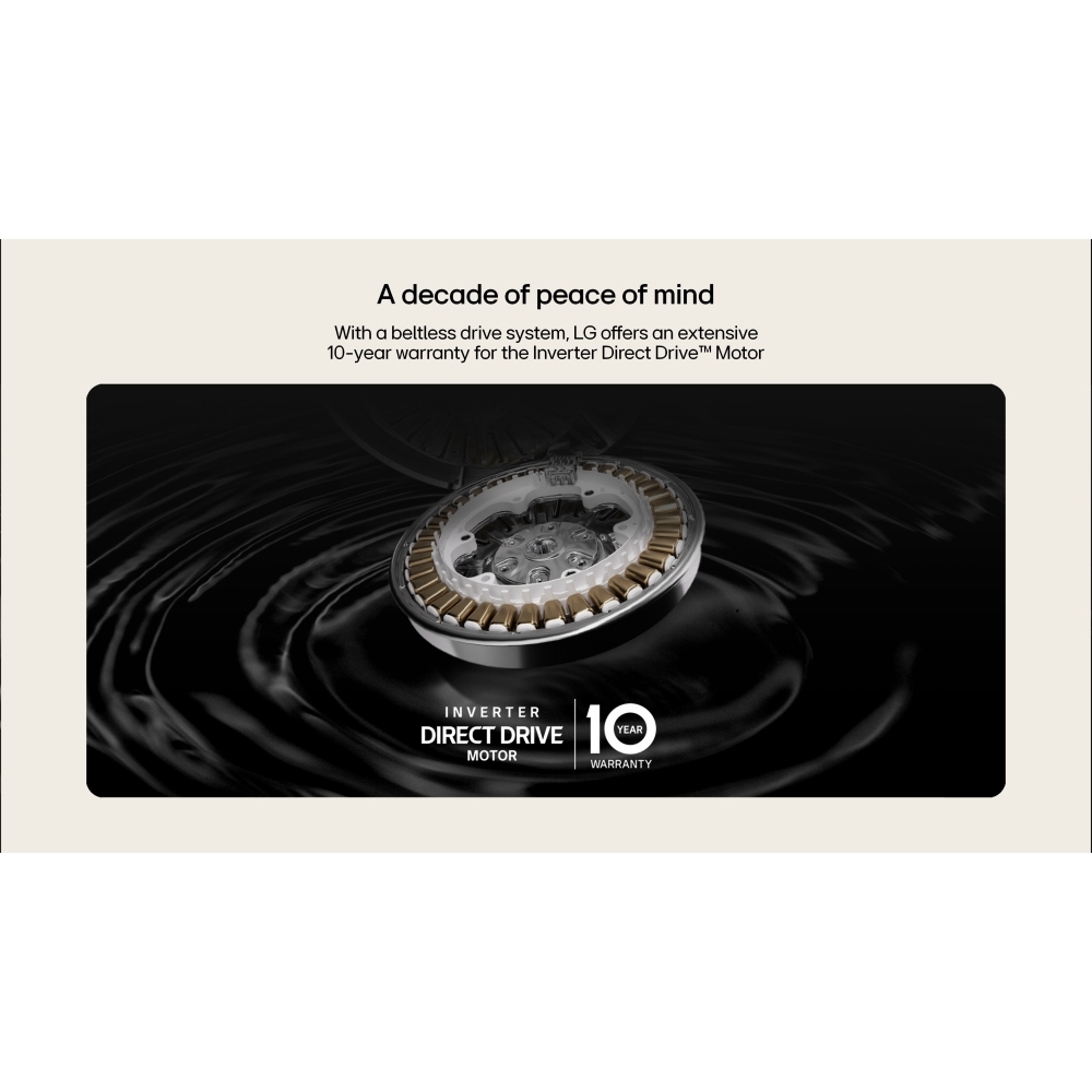 LG F4X1009NMK Washing Machine, 9kg, 1400 Spin, Grey, A Rated