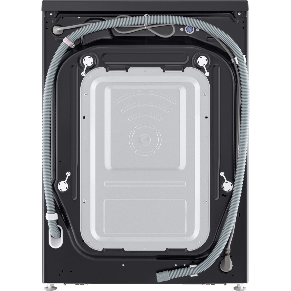 LG F4X5013TBB Washing Machine, 1400 Spin, Black, A Rated
