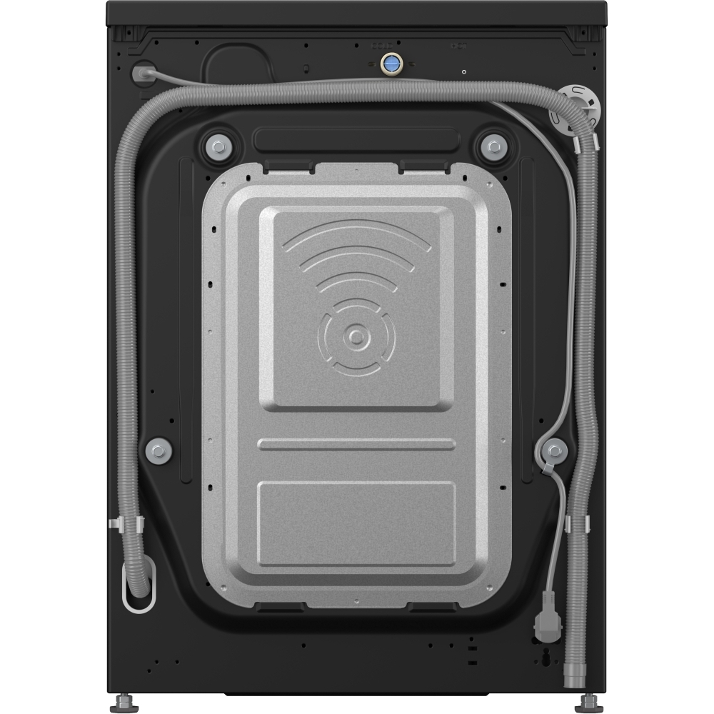 LG F4X7011TBB Washing Machine, 11kg, 1400 Spin, Black, A Rated