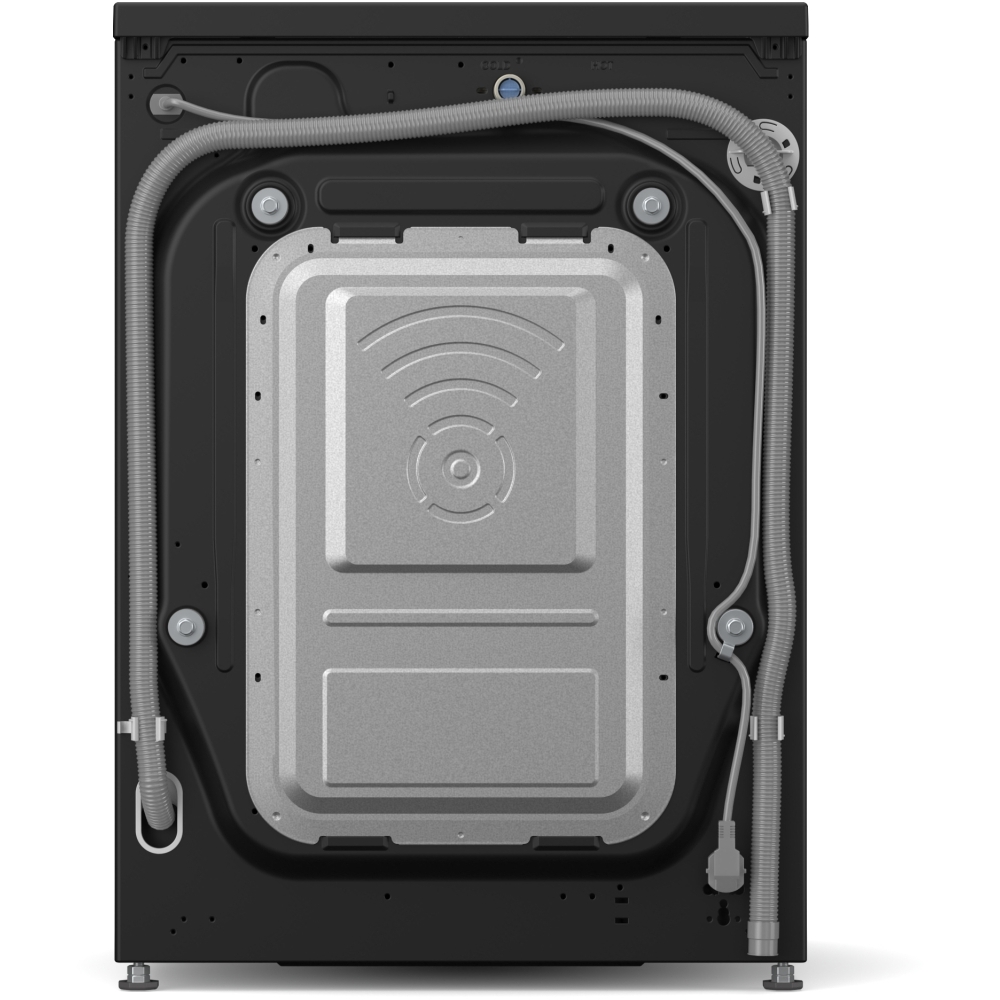 LG F4X9009TBC Washing Machine, 9kg, 1400 Spin, Black, A Rated