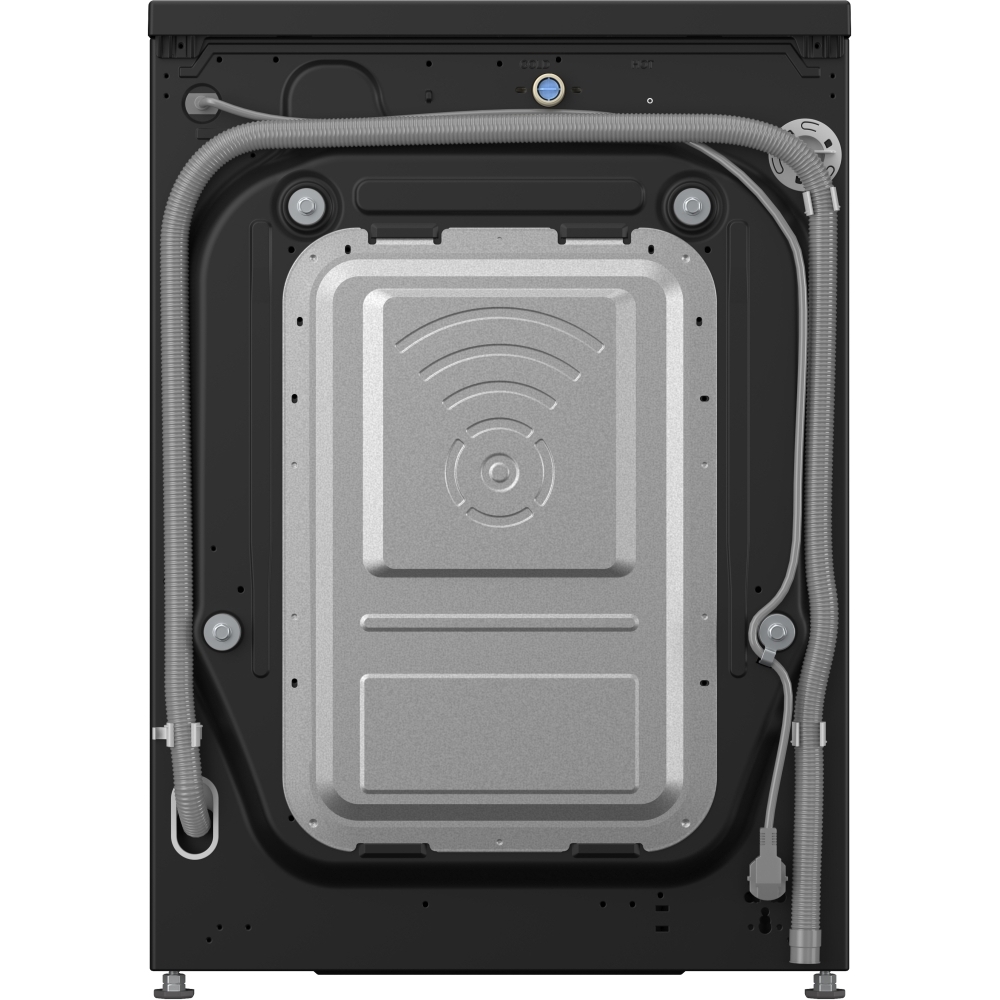 LG F4X9009TBC Series 9 AI Direct Drive&trade; Washing Machine, 9kg, 1400 Spin, Black, A Rated
