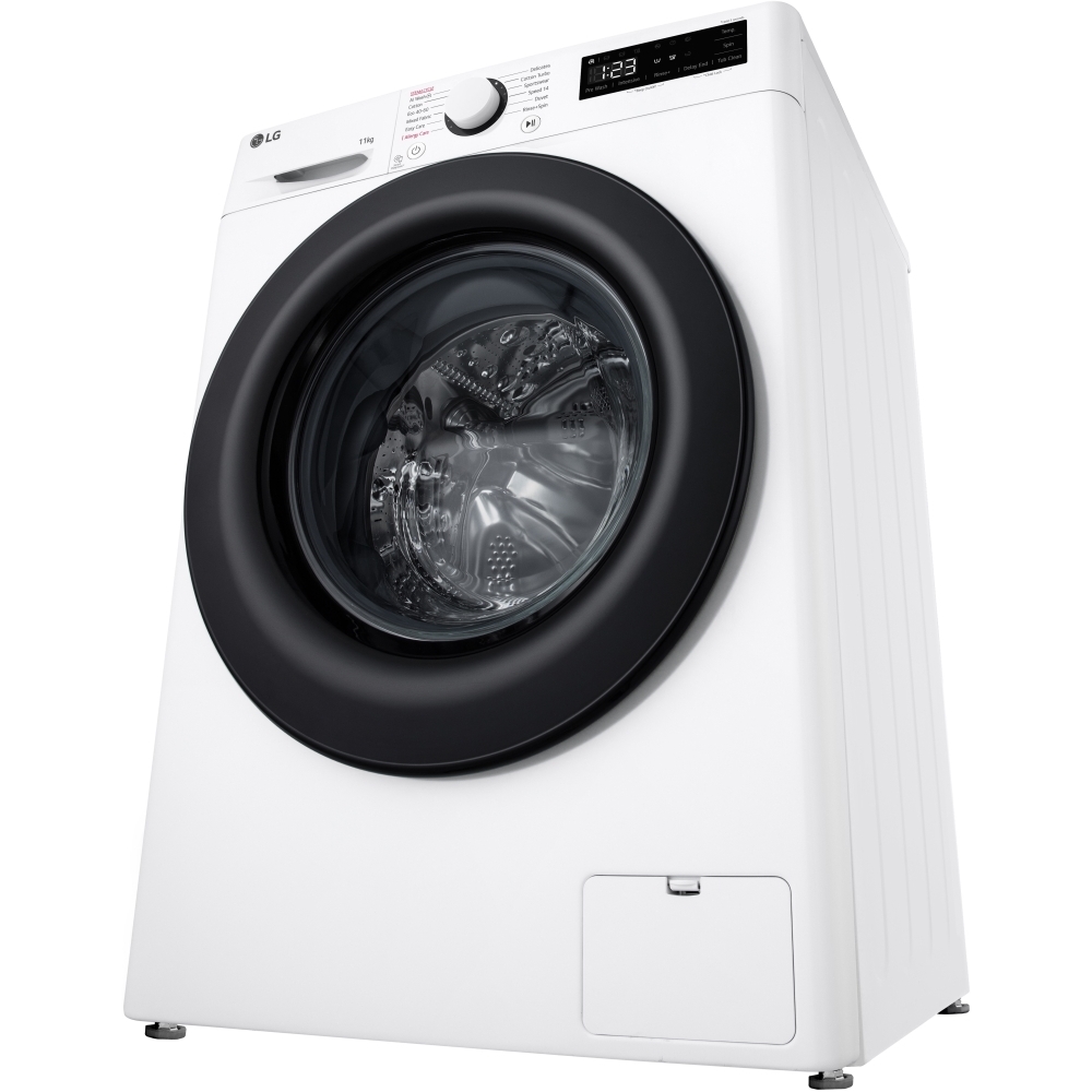LG F4Y511WBLN1 Washing Machine, 11kg, 1400 Spin, White, A Rated