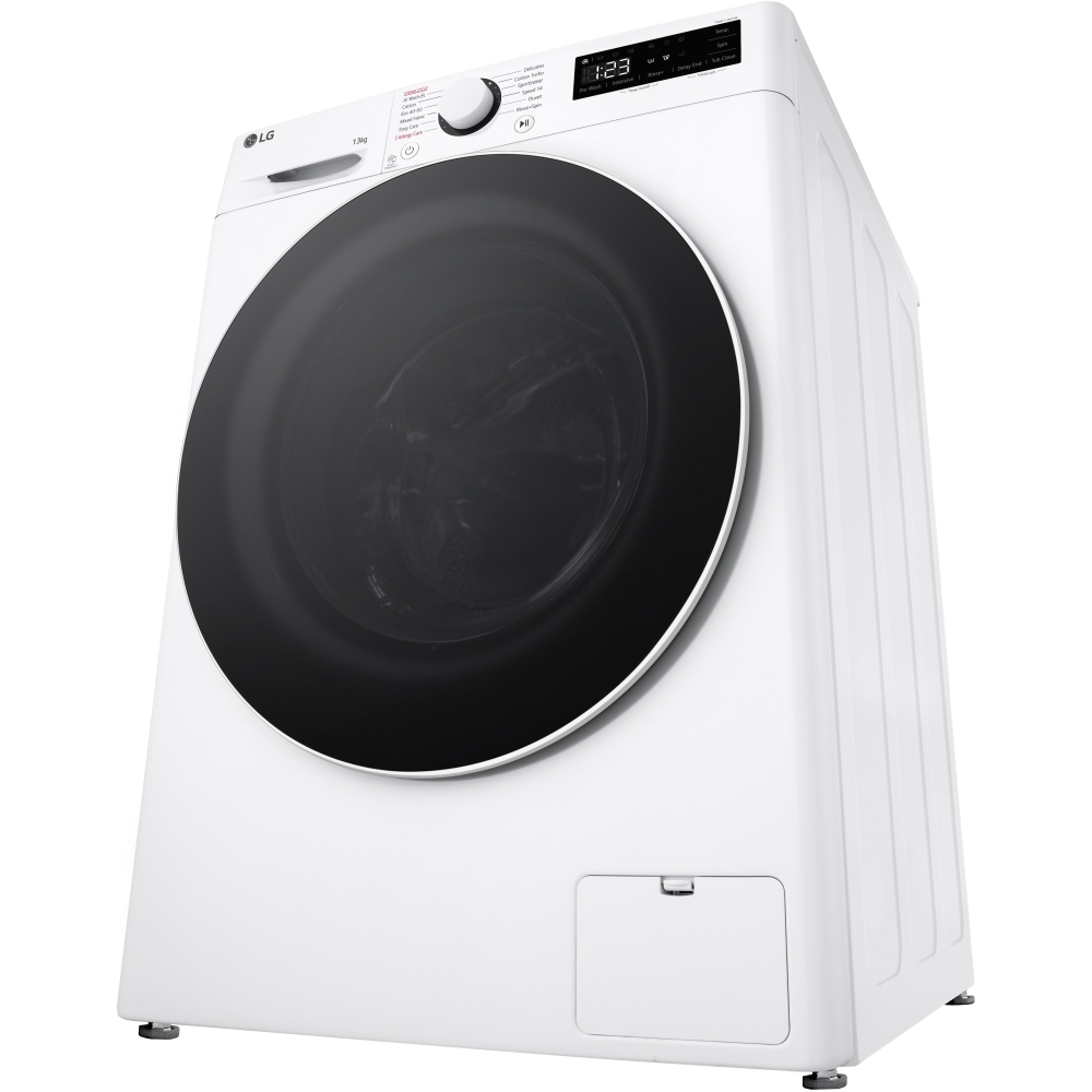 LG F4Y513WWLN1 Washing Machine, 13kg, 1400 Spin, White, A Rated