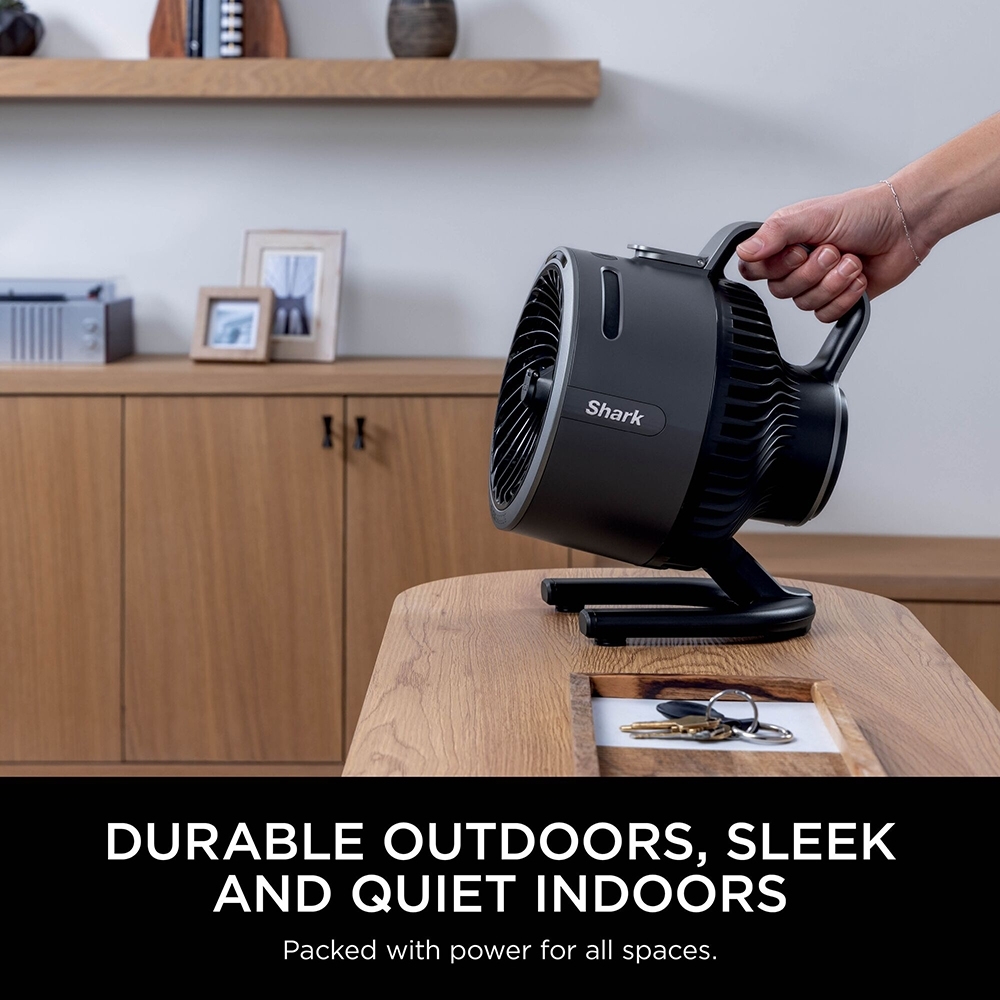 Shark FA050UK FlexBreeze HydroGo Misting Fan, Grey