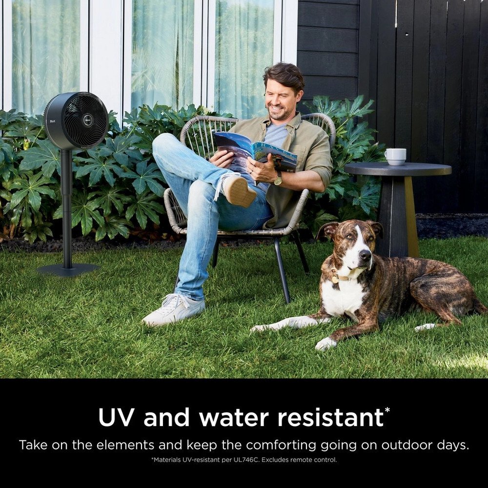 Shark FA220UK FlexBreeze High-Velocity Hybrid Cordless & Corded Fan, Black