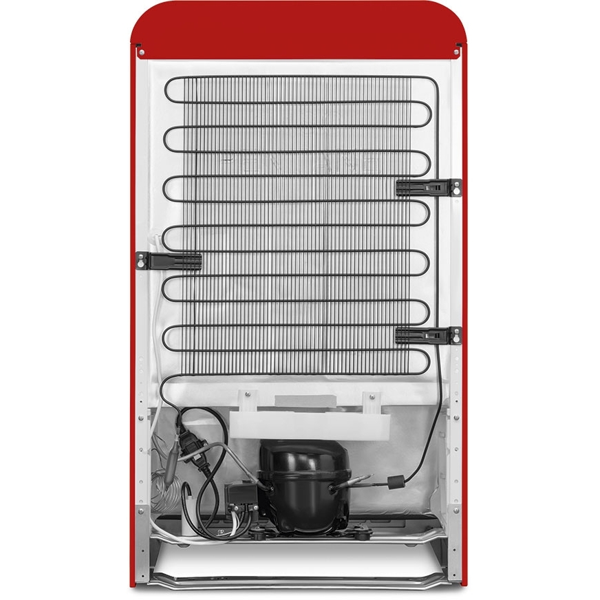 Smeg FAB10HRRD6 Retro Minibar Refrigerator, Red, D Rated