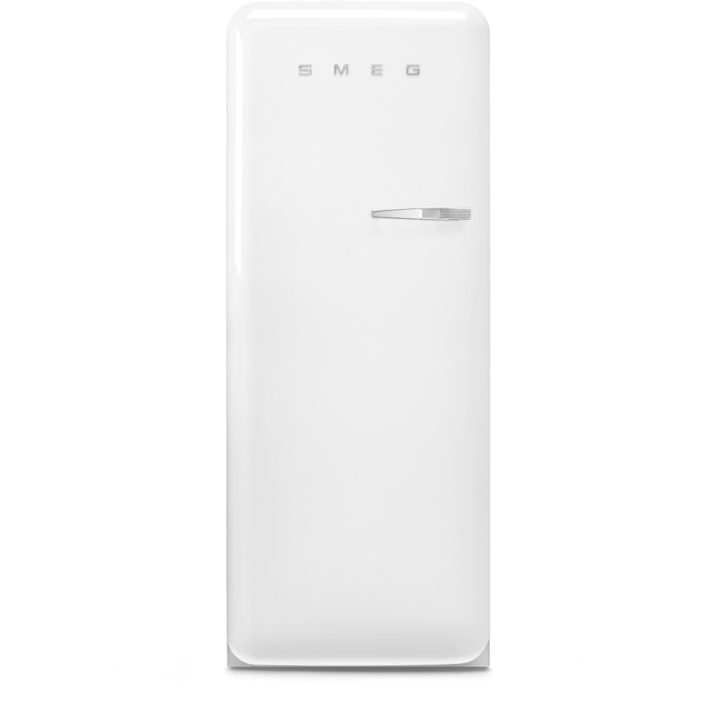 Smeg FAB28LWH6UK Retro Tall Fridge with Ice Box, White, C Rated