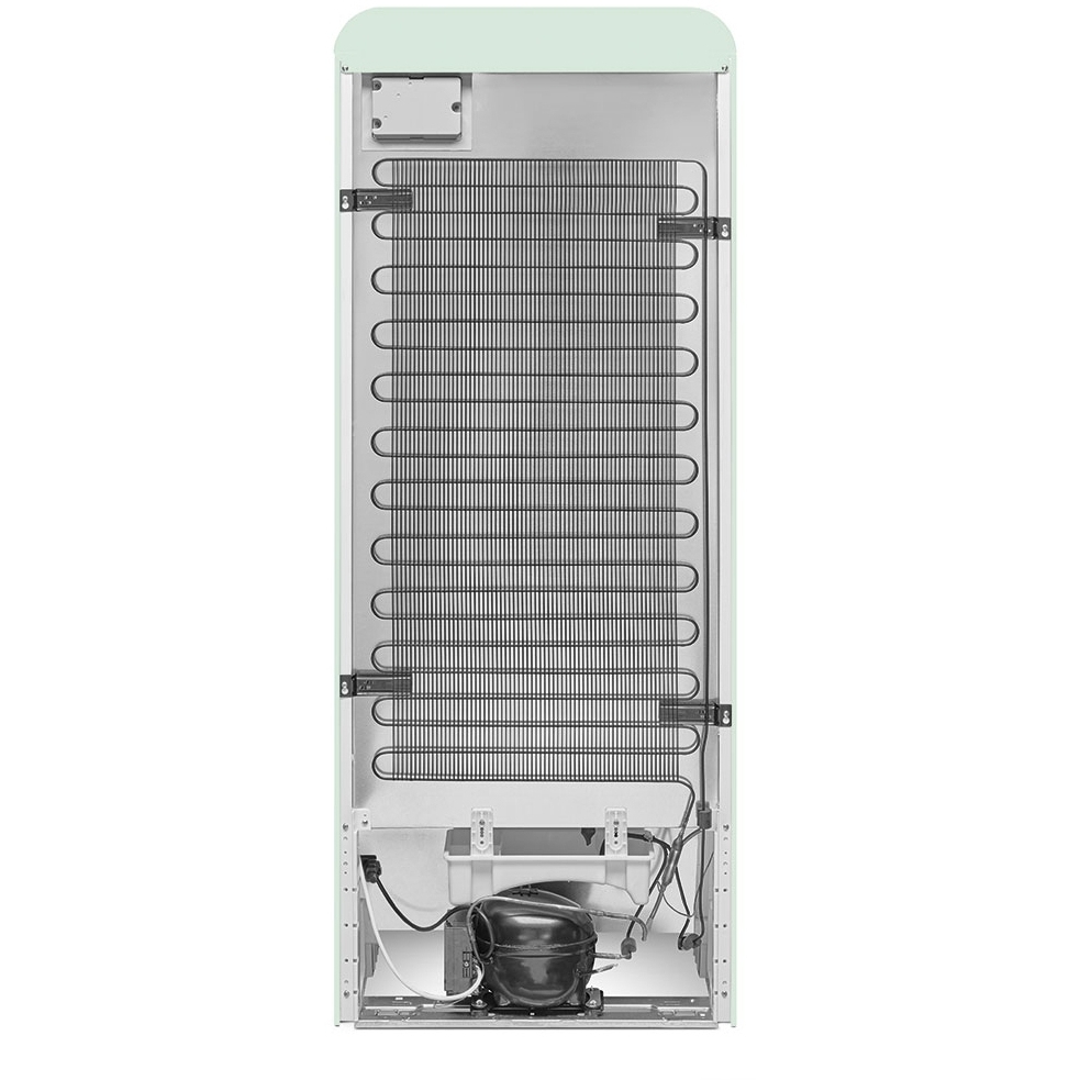 Smeg FAB28RPG6 Retro Tall Fridge with Ice Box, Green, C Rated