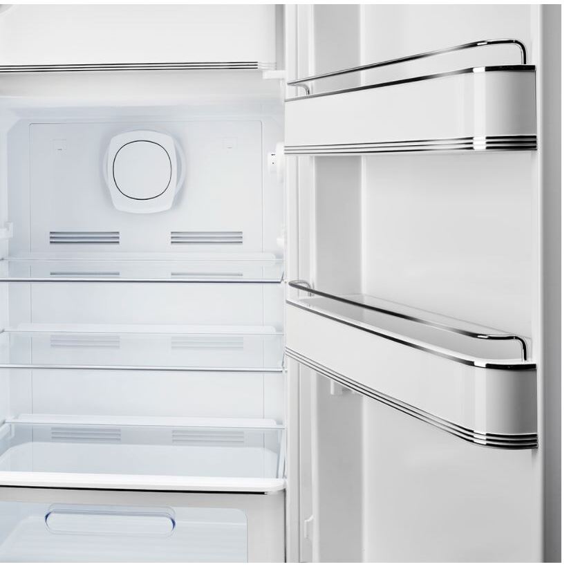 Buy Smeg FAB28RSV5 Retro Tall Fridge with Ice Box Silver Marks