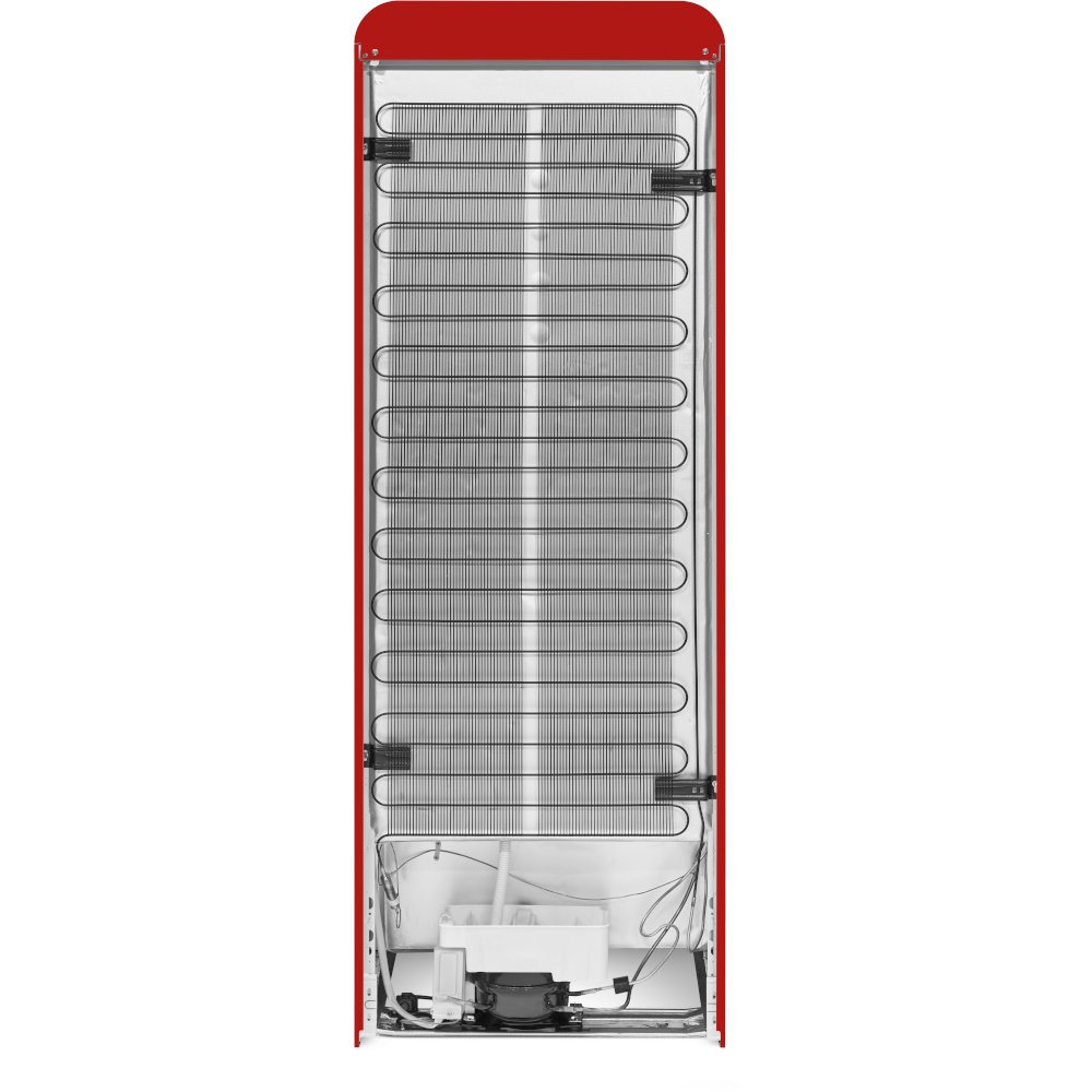Smeg FAB30LRD6UK Retro Static Fridge Freezer, 80/20, Red, C Rated