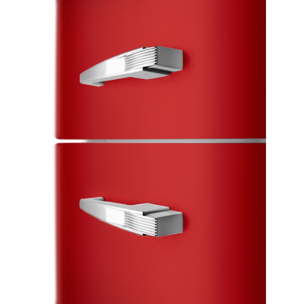 Smeg FAB30LRD6UK Retro Static Fridge Freezer, 80/20, Red, C Rated