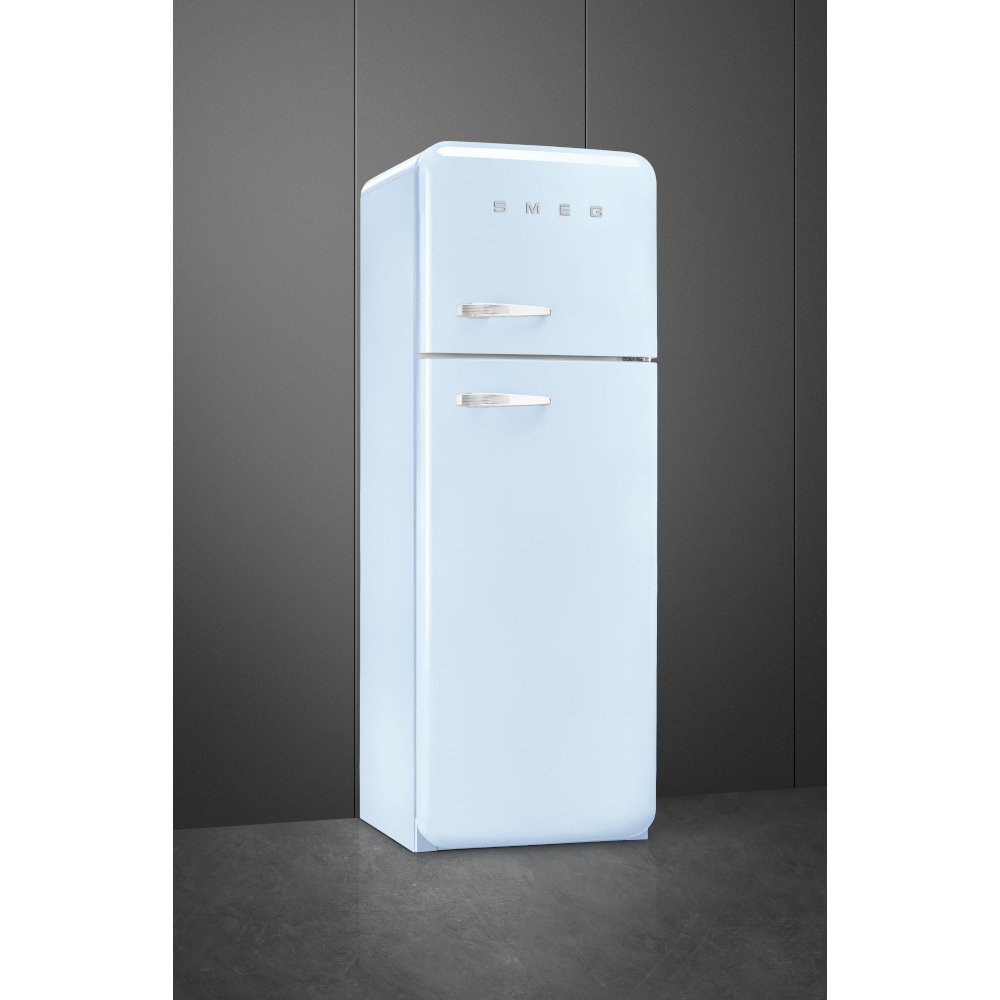 Smeg FAB30RPB6UK Retro Static Fridge Freezer, 80/20, Blue, C Rated