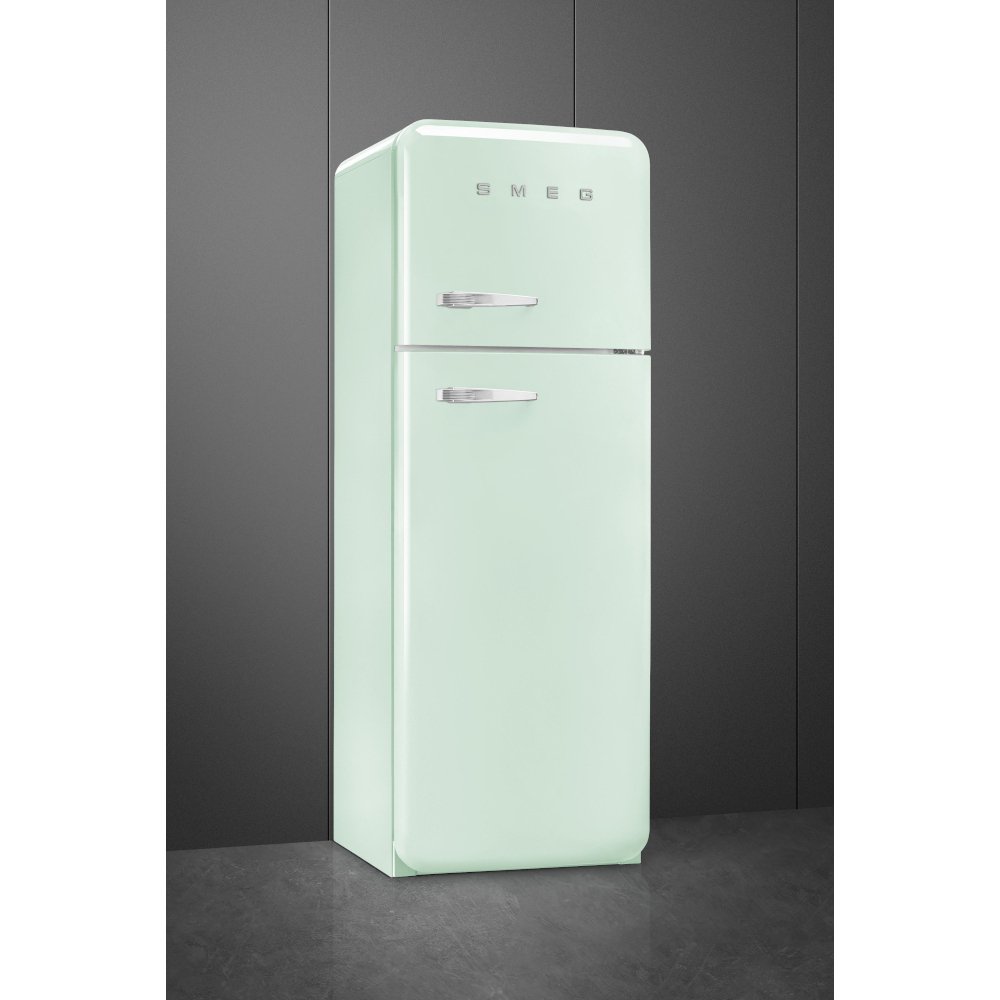 Smeg FAB30RPG6UK Retro Static Fridge Freezer, 80/20, Green, C Rated