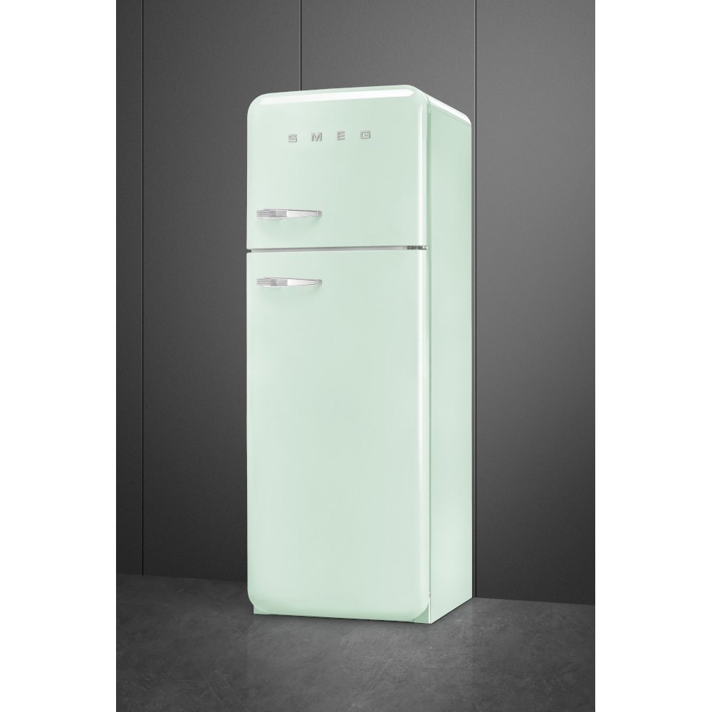 Smeg FAB30RPG6UK Retro Static Fridge Freezer, 80/20, Green, C Rated