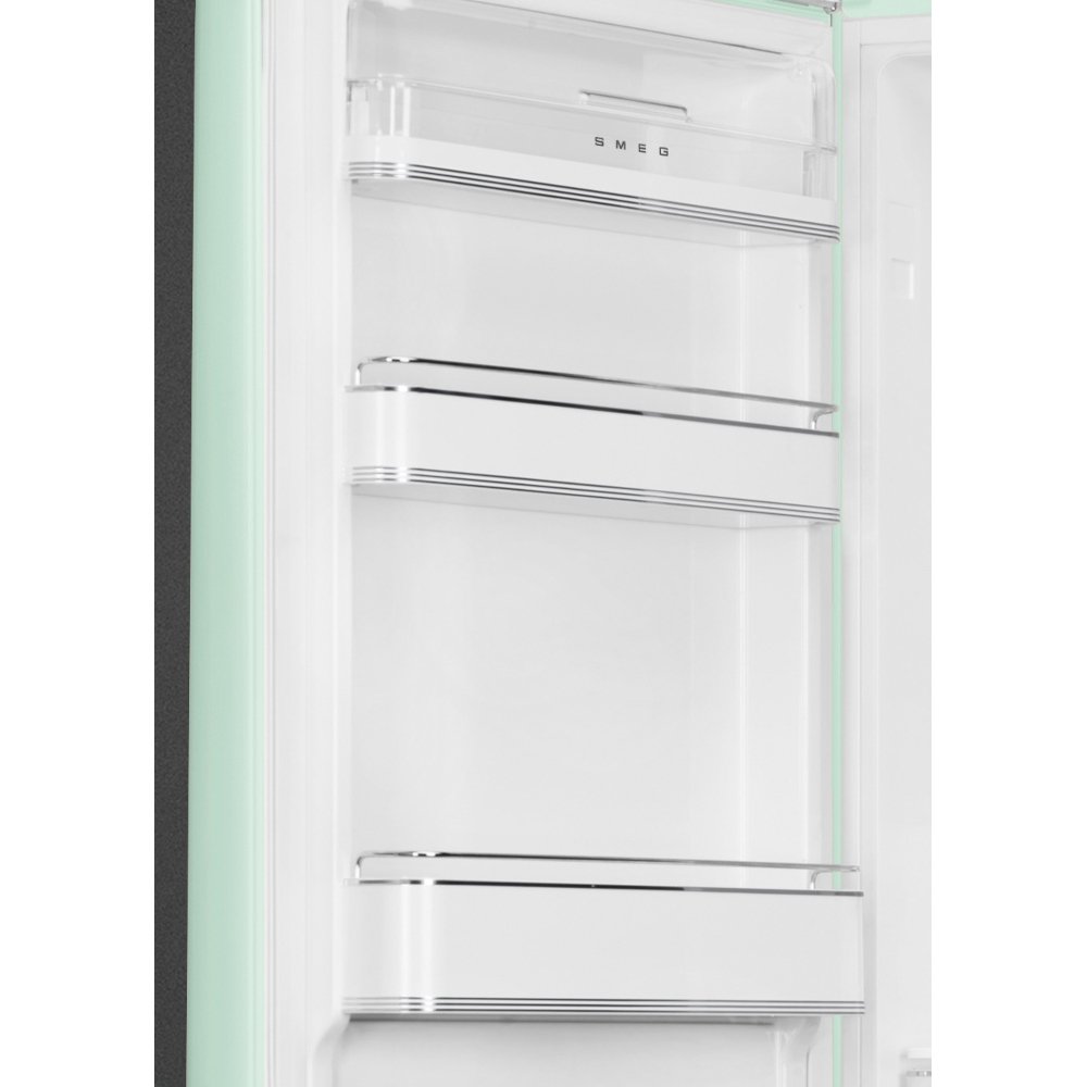 Smeg FAB32LPG6UK Retro Total No Frost Fridge Freezer, 60/40, Green, C Rated