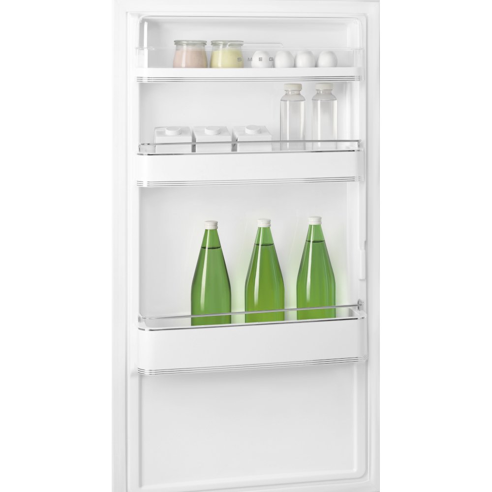 Smeg FAB32LPG6UK Retro Total No Frost Fridge Freezer, 60/40, Green, C Rated