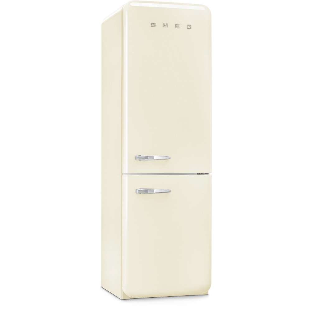Smeg FAB32RCR6UK Retro Total No Frost Fridge Freezer, 60/40, Cream, C Rated