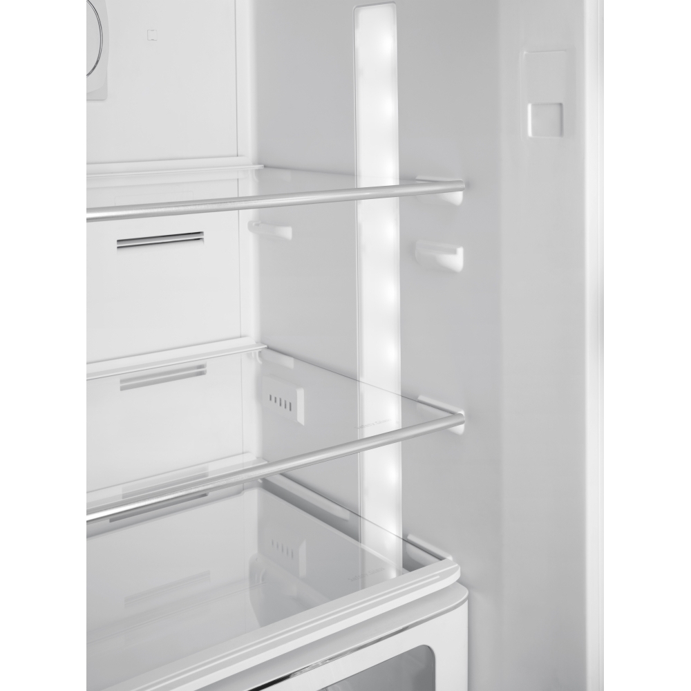 Smeg FAB32RPB6UK Retro Total No Frost Fridge Freezer, 60/40, Blue, C Rated