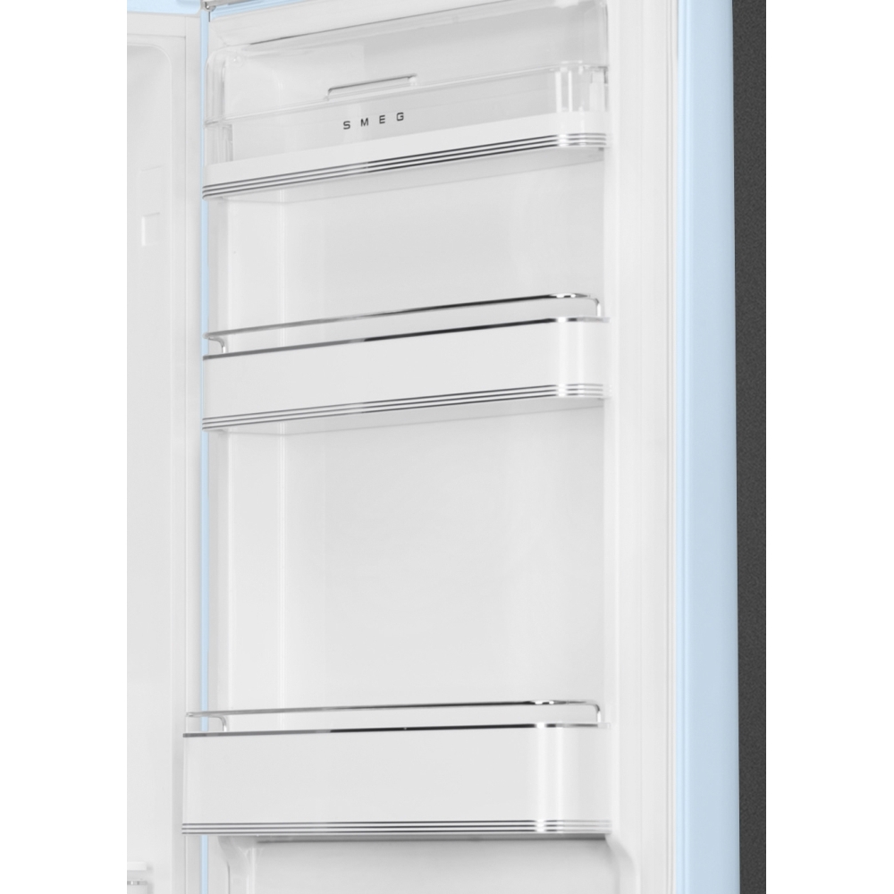 Smeg FAB32RPB6UK Retro Total No Frost Fridge Freezer, 60/40, Blue, C Rated