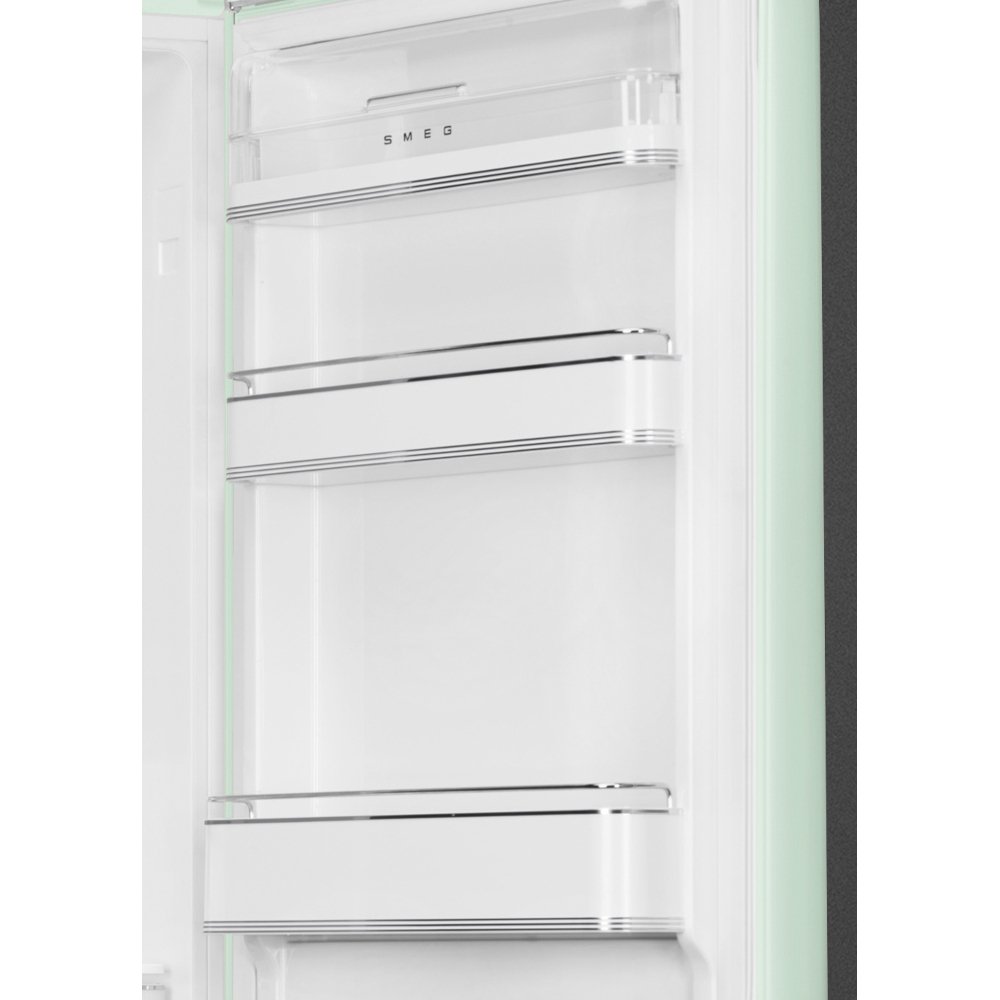 Smeg FAB32RPG6UK Retro Total No Frost Fridge Freezer, 60/40, Green, C Rated