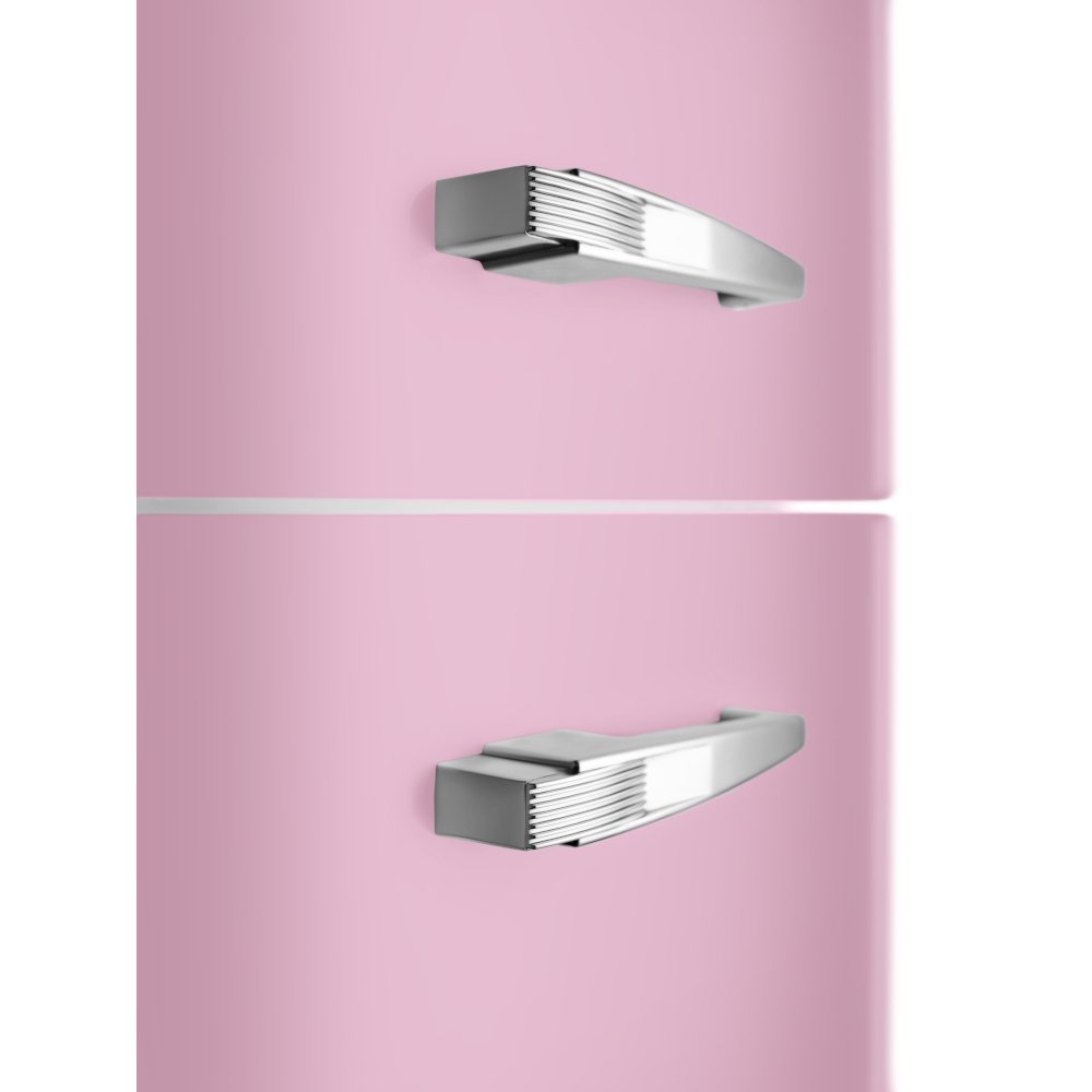 Smeg FAB32RPK6UK Retro Total No Frost Fridge Freezer, 60/40, Pink, C Rated