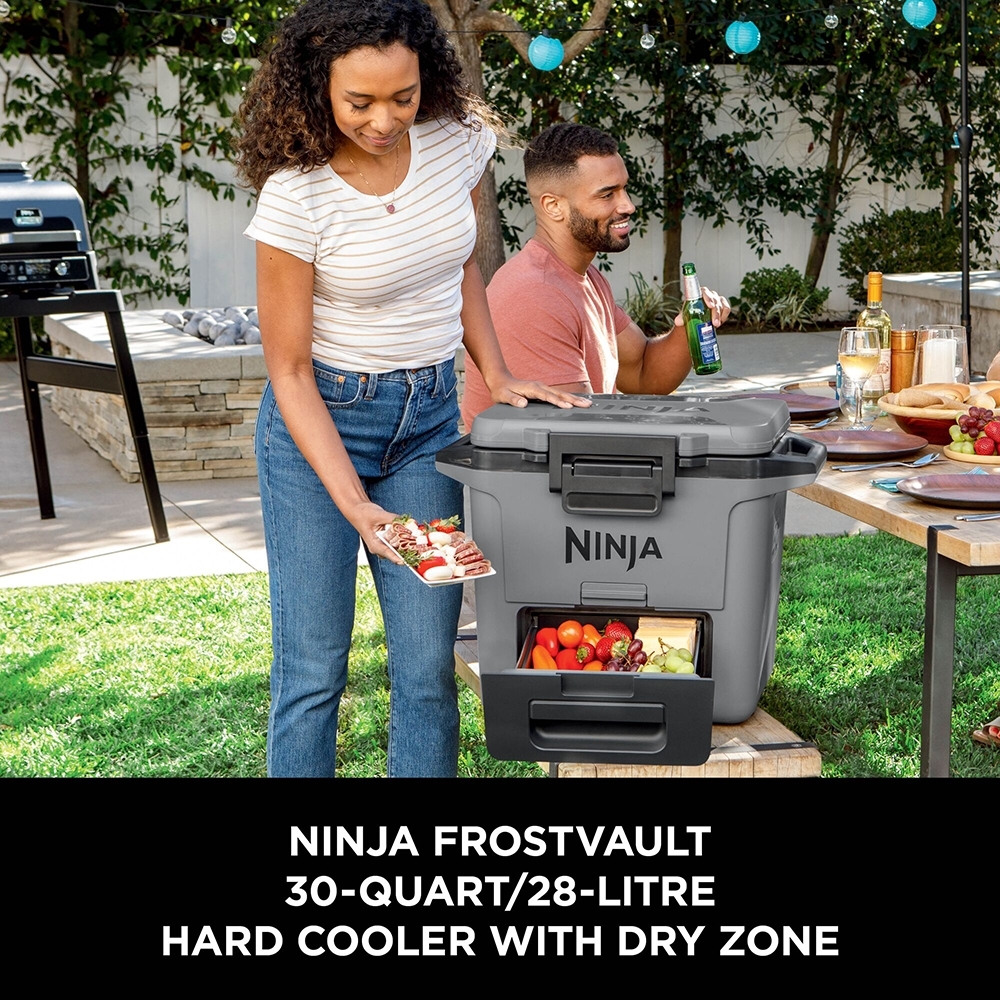 Ninja FB131UKGY FrostVault 30QT/28L Hard Cooler, Slate Grey