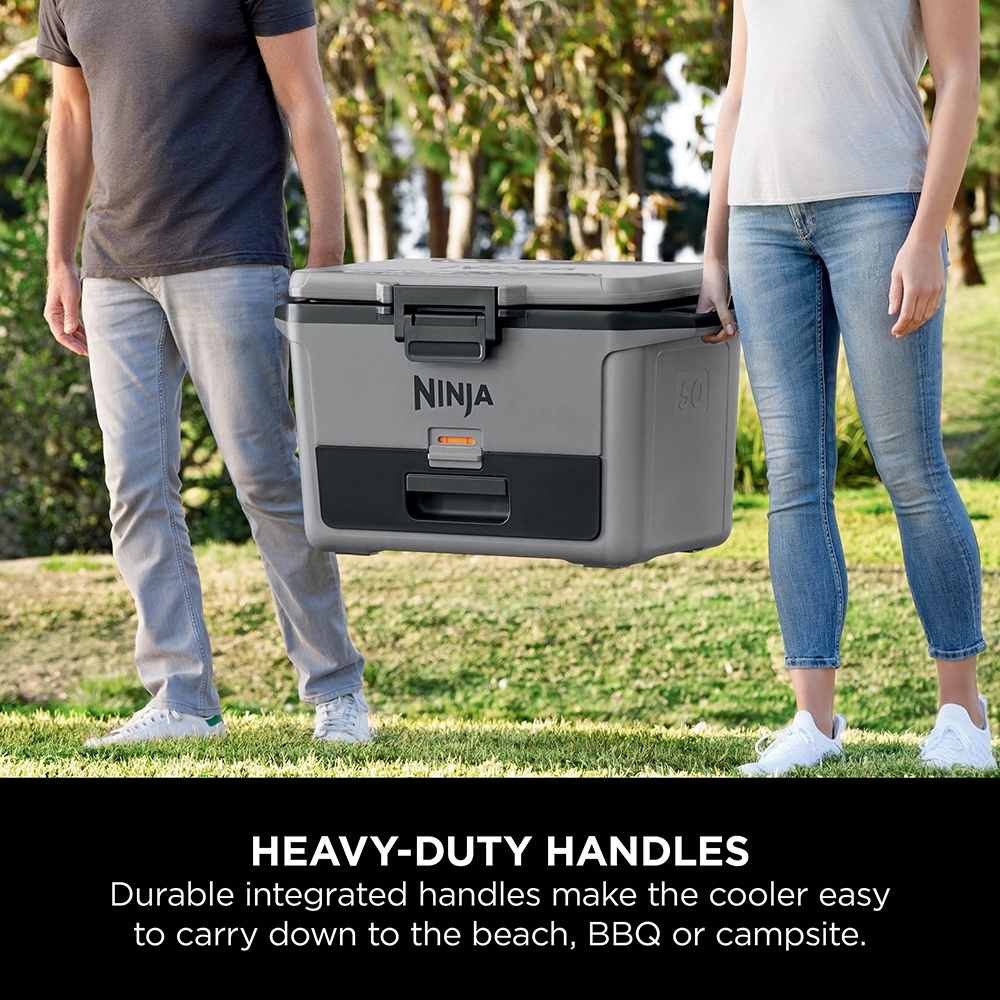 Ninja FB151UKGY FrostVault 50QT/47L Hard Cooler, Slate Grey 