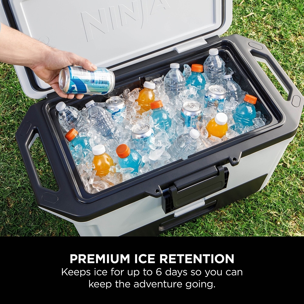 Ninja FB151UKWH FrostVault 50QT/47L Hard Cooler, Cloud White 