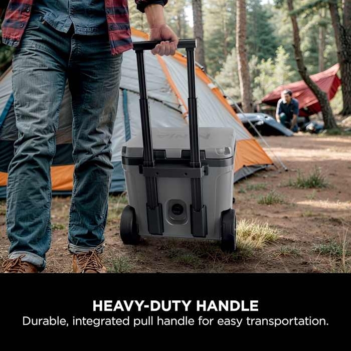 Ninja FB230UKGY FrostVault 28L Wheeled Cooler with Dry Zone, Grey