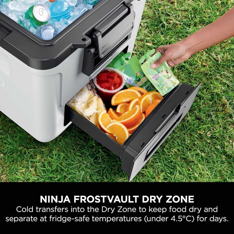 Ninja FB230UKWH FrostVault 28L Wheeled Cooler with Dry Zone