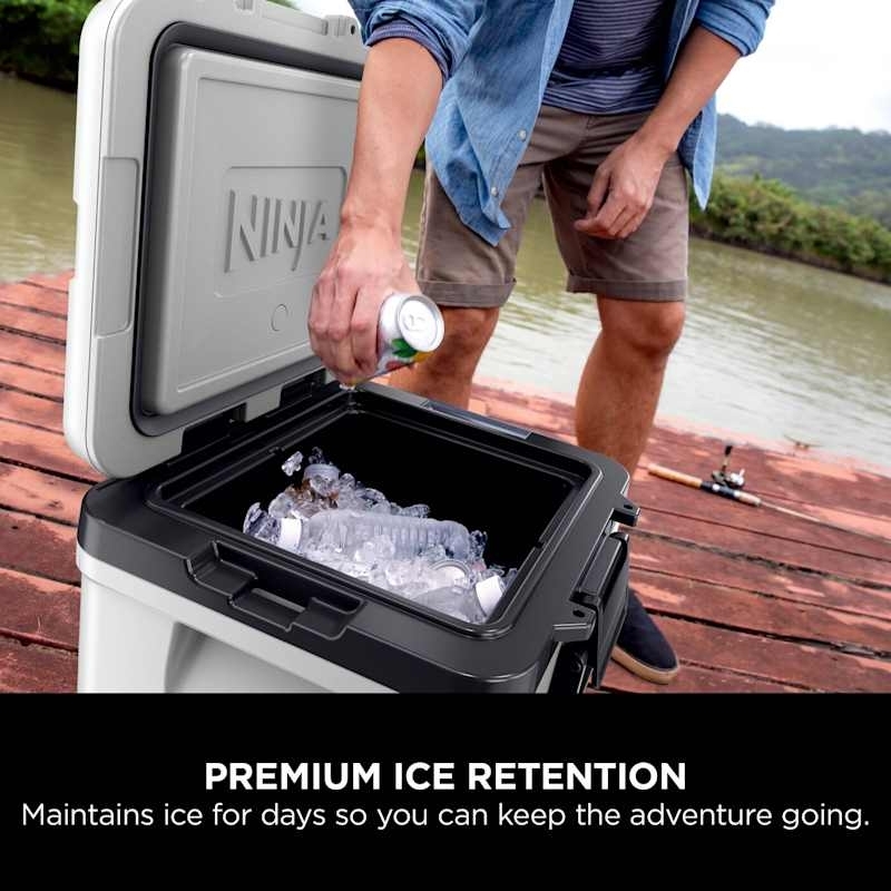 Ninja FB230UKWH FrostVault 28L Wheeled Cooler with Dry Zone
