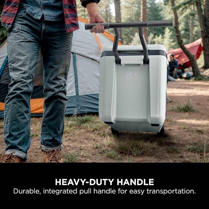 Ninja FB265EUUKWH FrostVault 61L Wheeled Cooler with Dry Zone, White