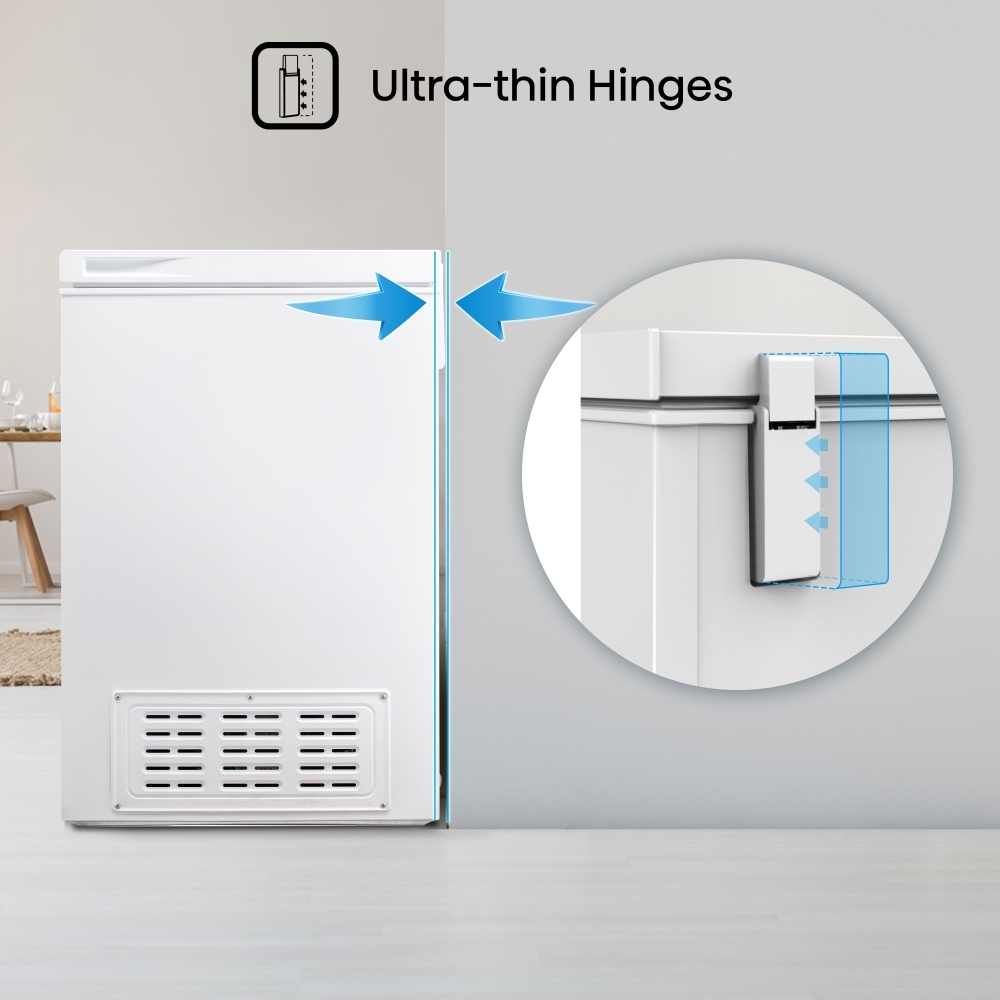 Hisense FC386D4AWLE Static 297l Chest Freezer, White, E Rated