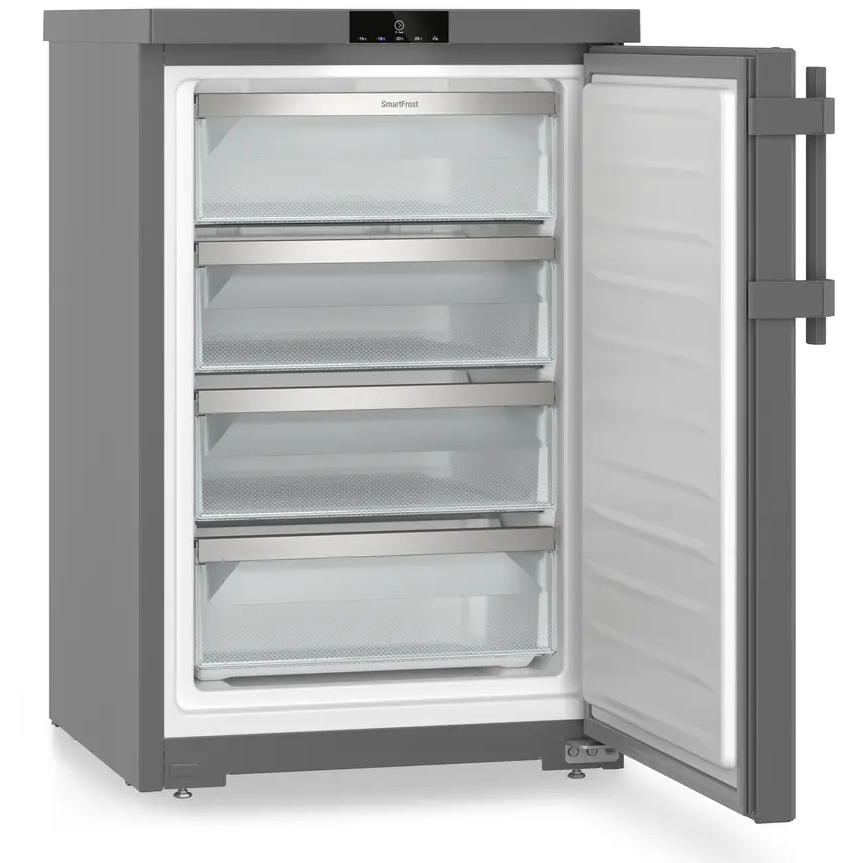 Liebherr Fdgd1404 Low Frost Under Counter Freezer, Grey, D Rated