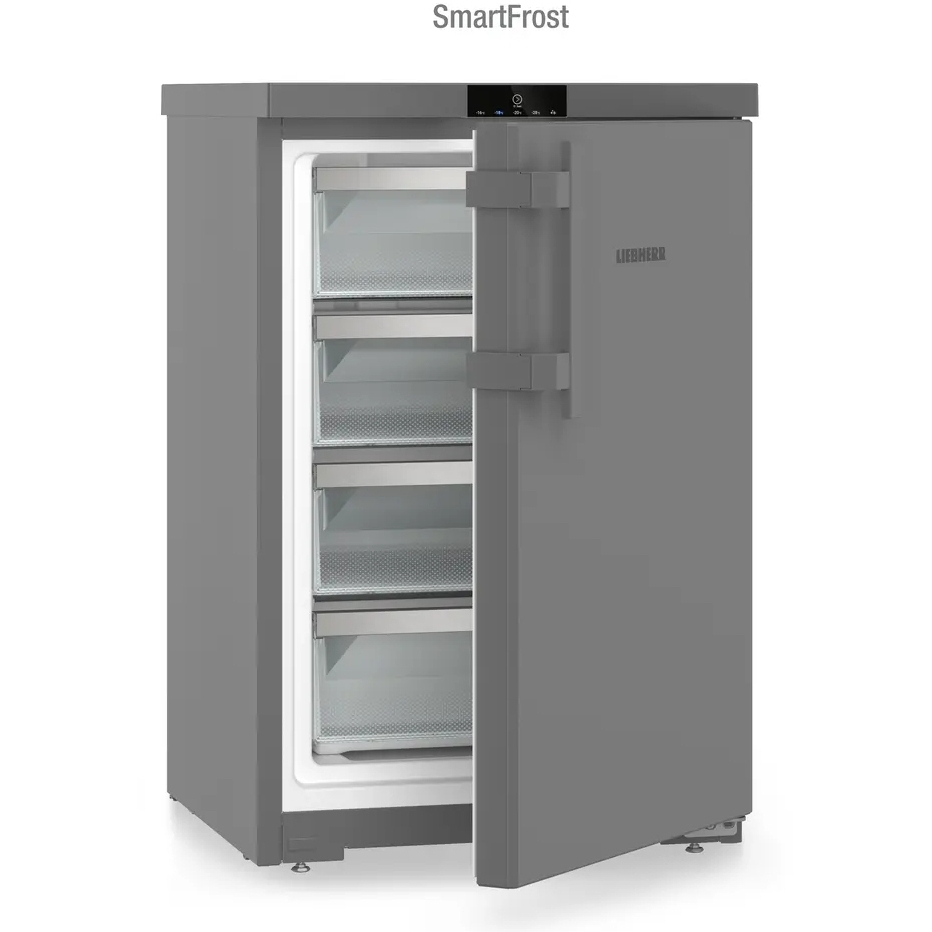 Liebherr Fdgd1404 Low Frost Under Counter Freezer, Grey, D Rated