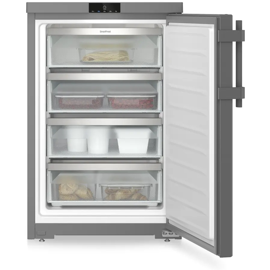 Liebherr Fdgd1404 Low Frost Under Counter Freezer, Grey, D Rated