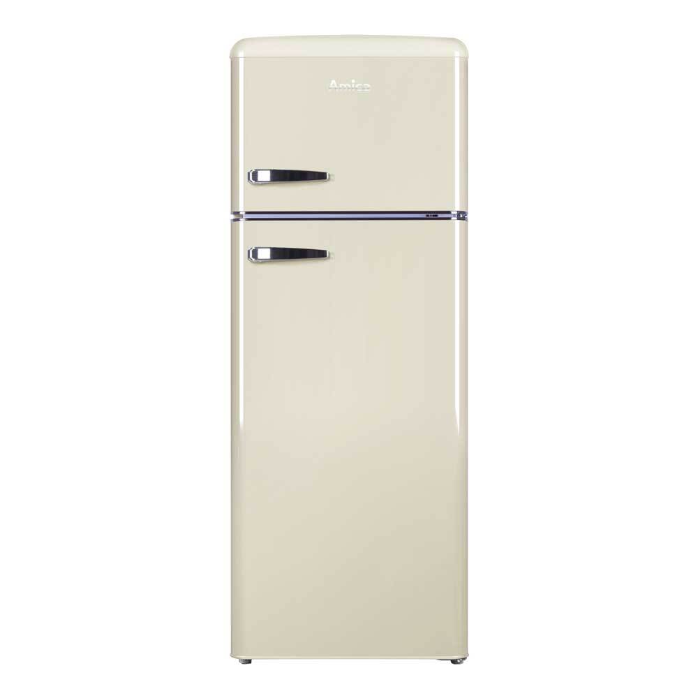 Amica FDR2213C Fridge Freezer, Cream