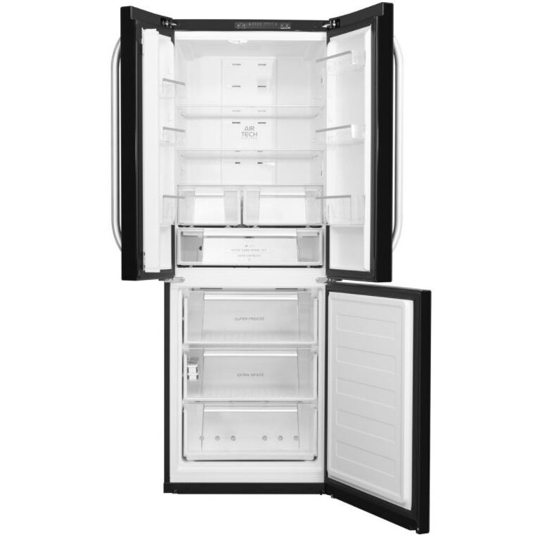 Buy Hotpoint FFU3D K 1 American Fridge Freezer (FFU3DK1) Black Door and Casing Marks Electrical